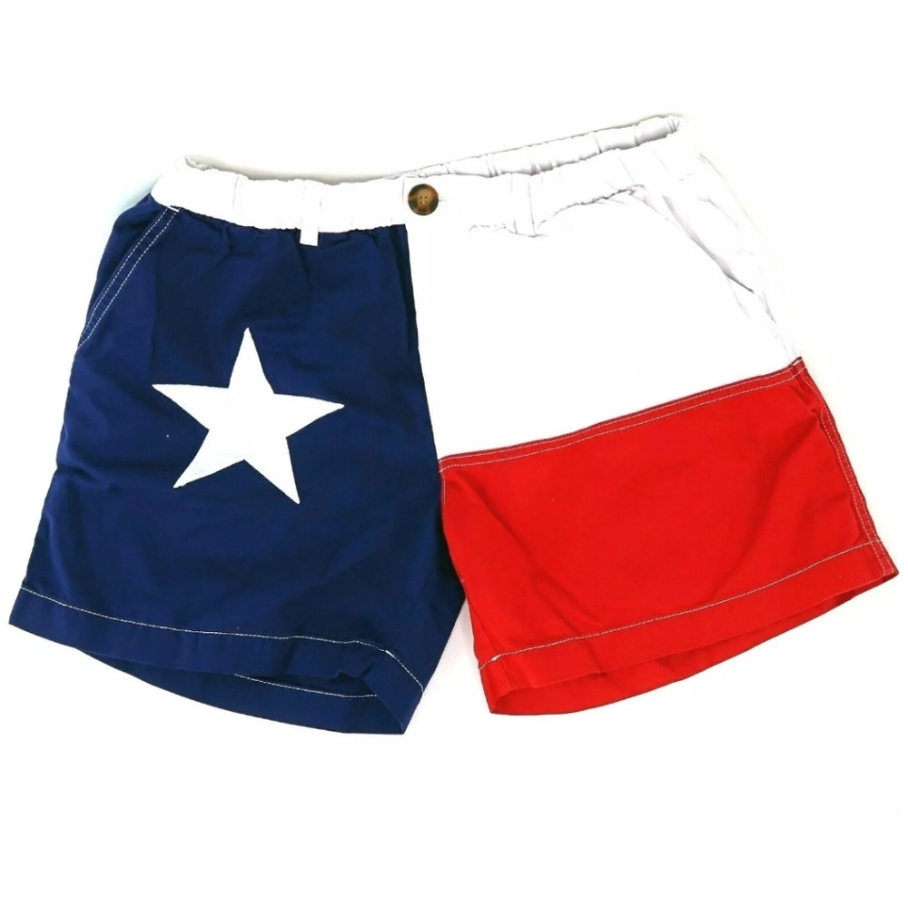 Chubbies Men's 5.5" Shorts Texas Flag USA Elastic